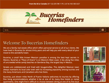 Tablet Screenshot of buceriashomefinders.com